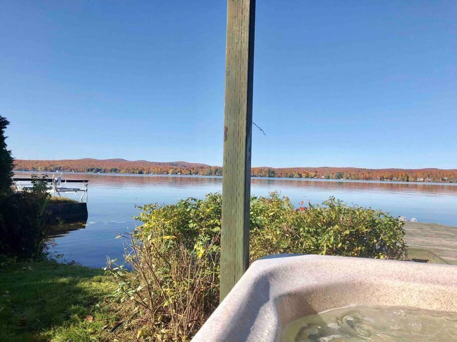 Le Vacancier Sur Le Lac Saint Denis de Brompton Exterior foto